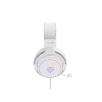Căști gaming cu microfon Genesis NEON 764/7.1/USB/Fired/Stand/Alb
