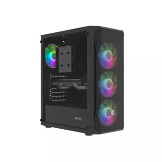 Carcasa PC Fury SHOBO/Midi Tower/Transpar./Negru