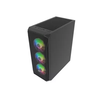 Carcasa PC Fury SHOBO/Midi Tower/Transpar./Negru