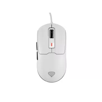 Mouse pentru jocuri Genesis KRYPTON 660/Gaming/Optic/12.000 DPI/USB-A cu fir/Alb