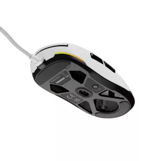 Mouse pentru jocuri Genesis KRYPTON 660/Gaming/Optic/12.000 DPI/USB-A cu fir/Alb