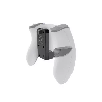 Încărcător pentru gamepad Genesis TIN 300 pentru consola PS5, alb-negru