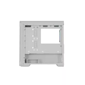 Carcasă computer Genesis IRID 503 ARGB LITE/Mini Tower/Transparentă/Albă Carcasă computer Genesis IRID 503 ARGB LITE/Mini Tower/Transparentă/Albă