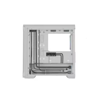 Carcasă computer Genesis IRID 503 ARGB LITE/Mini Tower/Transparentă/Albă Carcasă computer Genesis IRID 503 ARGB LITE/Mini Tower/Transparentă/Albă