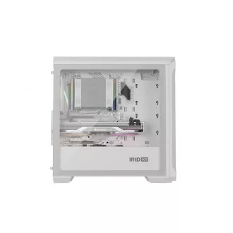 Carcasă computer Genesis IRID 503 ARGB LITE/Mini Tower/Transparentă/Albă Carcasă computer Genesis IRID 503 ARGB LITE/Mini Tower/Transparentă/Albă