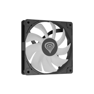 Ventilator Genesis OXAL 120 ARGB, pachet de 3, negru