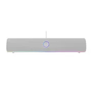 Soundbar de gaming Genesis HELIUM 312BT/Alb/Stereo/10W