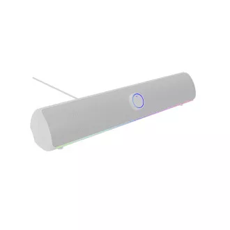 Soundbar de gaming Genesis HELIUM 312BT/Alb/Stereo/10W