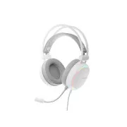 Căști de gaming cu microfon Genesis NEON 613 G2/Jack/Stand/alb