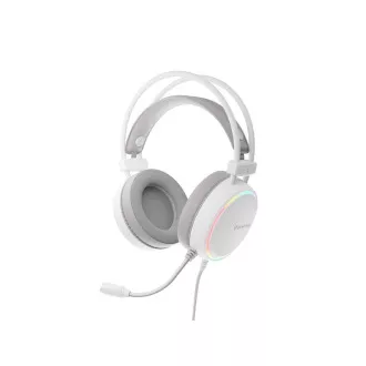 Căști de gaming cu microfon Genesis NEON 613 G2/Jack/Stand/alb