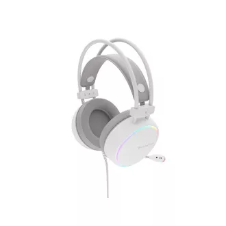 Căști de gaming cu microfon Genesis NEON 613 G2/Jack/Stand/alb