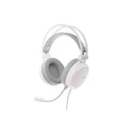 Căști de gaming cu microfon Genesis NEON 613 G2/Jack/Stand/alb