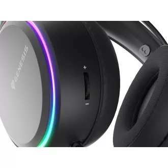 Căști de gaming cu microfon Genesis NEON 613 G2/Jack/Stand/negre