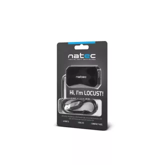 Hub Natec Locust 4x HUB USB 2.0, negru