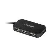 Hub Natec Locust 4x HUB USB 2.0, negru