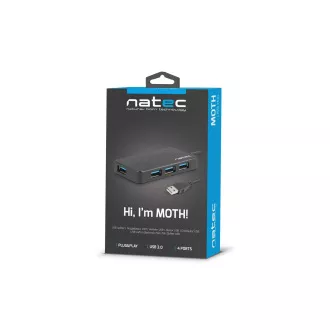 Hub Natec Moth 4x HUB USB 3.0