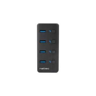 Hub activ Natec Mantis 2 cu funcție de încărcare 4x HUB USB 3.0, comutator de alimentare, adaptor de alimentare Hub activ Natec Mantis 2 cu funcție de încărcare 4x HUB USB 3.0, comutator de alimentare, adaptor de alimentare