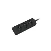Cablu prelungitor Lanberg PS0, 3 prize, 1,5 m, negru