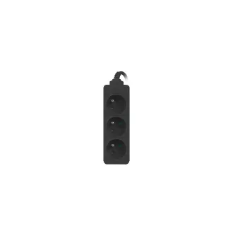 Cablu prelungitor Lanberg PS0, 3 prize, 3m, negru