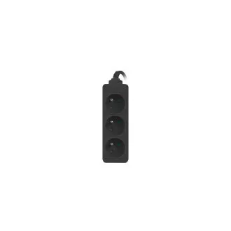 Cablu prelungitor Lanberg PS0, 3 prize, 3m, negru