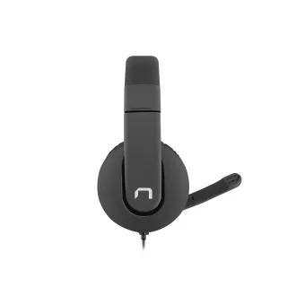 Căști NATEC cu microfon RHEA, negru