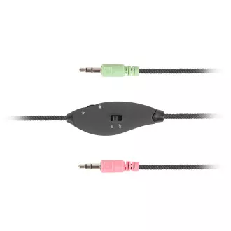 Căști NATEC cu microfon RHEA, negru