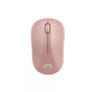 Natec Mouse optic TOUCAN/1600 DPI/Testing/Optical/Wireless USB/Blank-Pink