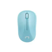 Mouse optic Natec TOUCAN/1600 DPI/Călătorie/Optic/1600 DPI/USB fără fir/Alb-albastru