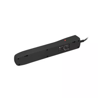 Protector de supratensiune Natec BERCY 400, 5m, 5 prize, intrerupator, negru