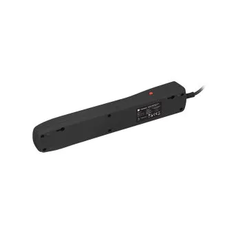 Protector de supratensiune Natec BERCY 400, 5m, 5 prize, intrerupator, negru Protector de supratensiune Natec BERCY 400, 5m, 5 prize, intrerupator, negru