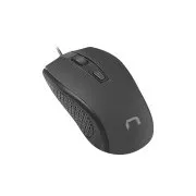 Mouse optic Natec HOOPOE 2/1600 DPI/Office/Optic/1600 DPI/USB cu fir/Negru