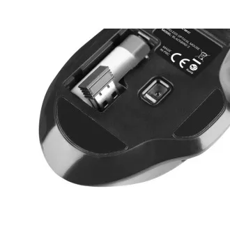 Mouse optic Natec BLACKBIRD 2/1600 DPI/Office/Optic/1600 DPI/USB fără fir/Negru