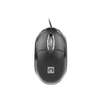 Mouse optic Natec VIREO 2/1000 DPI/Office/Optic/1000 DPI/USB cu fir/Negru