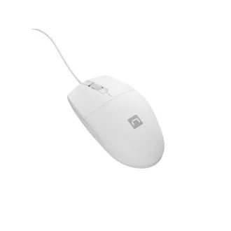 Mouse optic Natec RUFF 2/1000 DPI/Office/Optic/1000 DPI/USB cu fir/Alb