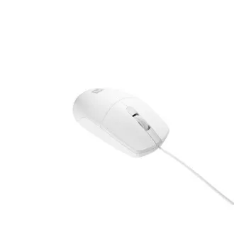 Mouse optic Natec RUFF 2/1000 DPI/Office/Optic/1000 DPI/USB cu fir/Alb