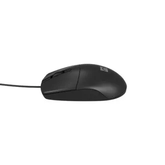 Mouse optic Natec RUFF 2/1000 DPI/Office/Optic/1000 DPI/USB cu fir/Negru