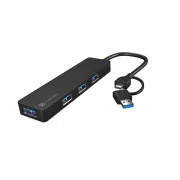 Hub Natec MAYFLY 4xUSB-A 3.0 HUB + adaptor USB-A