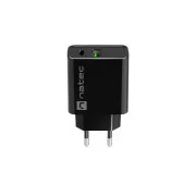 Incarcator universal Natec RIBERA 20W 1X USB-A + 1X USB-C, negru