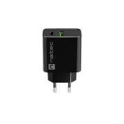Incarcator universal Natec RIBERA 20W 1X USB-A + 1X USB-C, negru