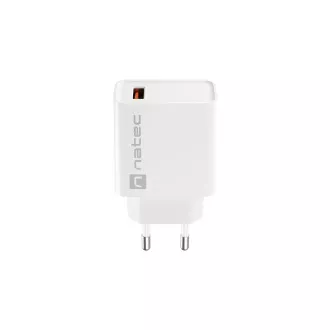 Incarcator universal Natec RIBERA 18W 1X USB-A, alb
