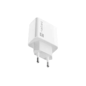 Incarcator universal Natec RIBERA 18W 1X USB-A, alb