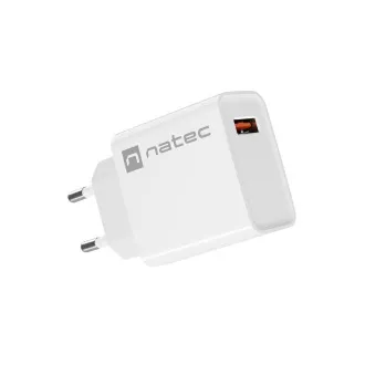 Incarcator universal Natec RIBERA 18W 1X USB-A, alb