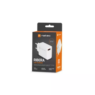 Incarcator universal Natec RIBERA 18W 1X USB-A, alb