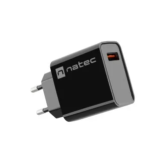 Incarcator universal Natec RIBERA 18W 1X USB-A, negru