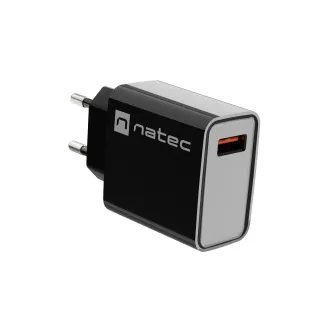 Incarcator universal Natec RIBERA 18W 1X USB-A, negru