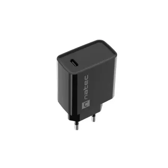 Incarcator universal Natec RIBERA 20W 1X USB-C, negru