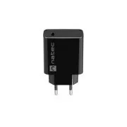 Incarcator universal Natec RIBERA 20W 1X USB-C, negru
