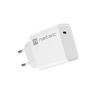 Incarcator universal Natec RIBERA 20W 1X USB-C, alb