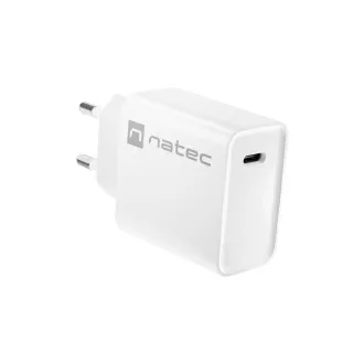 Incarcator universal Natec RIBERA 20W 1X USB-C, alb