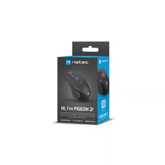 Mouse optic Natec PIGEON 2/4.000 DPI/Office/Optic/4.000 DPI/USB cu fir/Negru